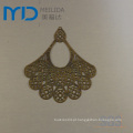 Atacado Brasil Moda Cobre Jóias Filigree Eardrop Folha